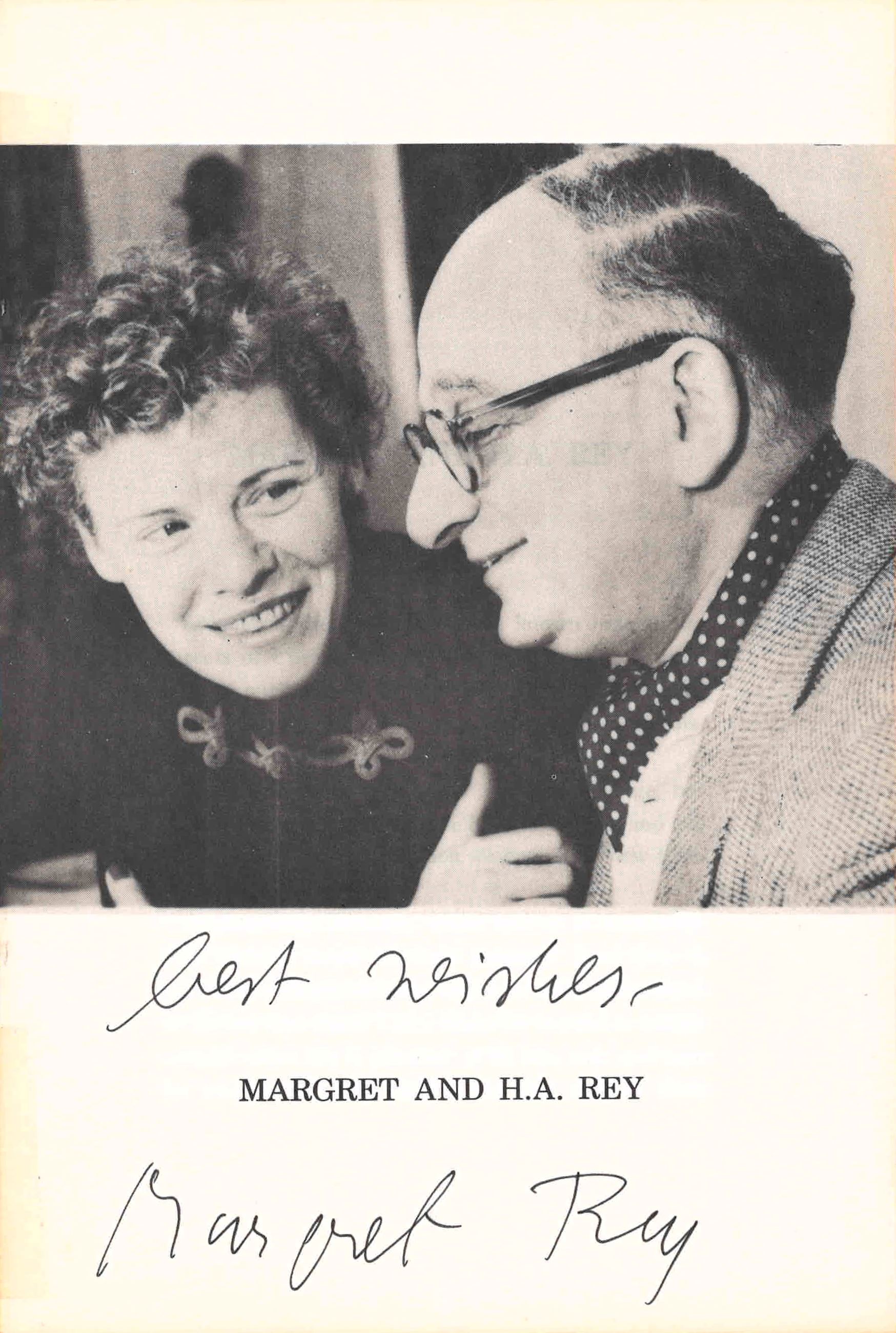 margret rey autograph