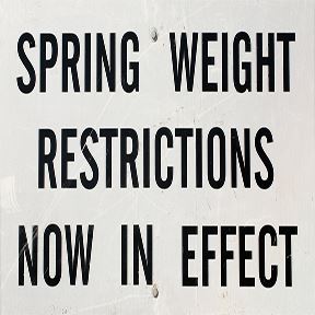 Weight restriction